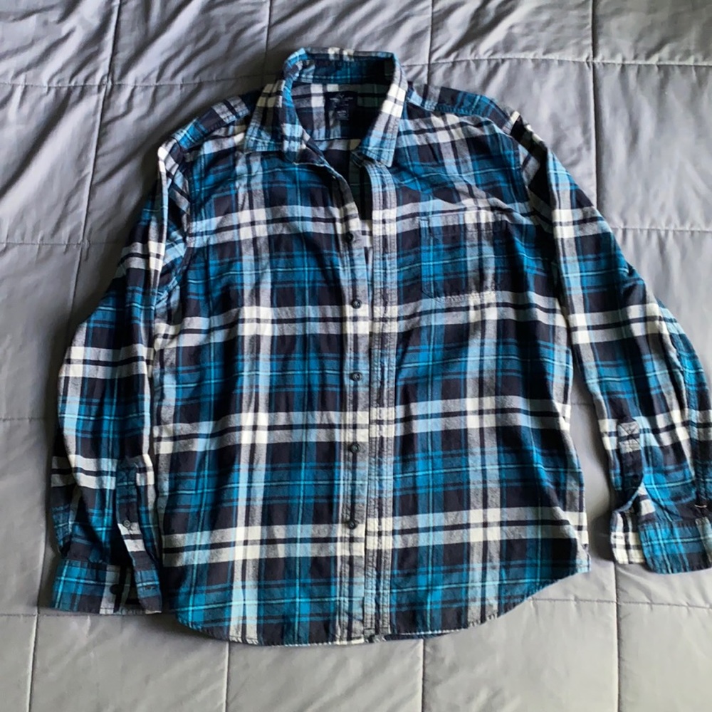 Blue flannel